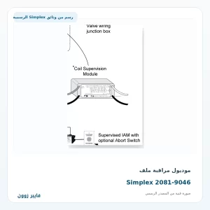 موديول مراقبة ملف Simplex 2081-9046 - صورة رسمية