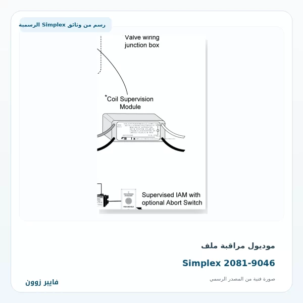 موديول مراقبة ملف Simplex 2081-9046 - صورة رسمية
