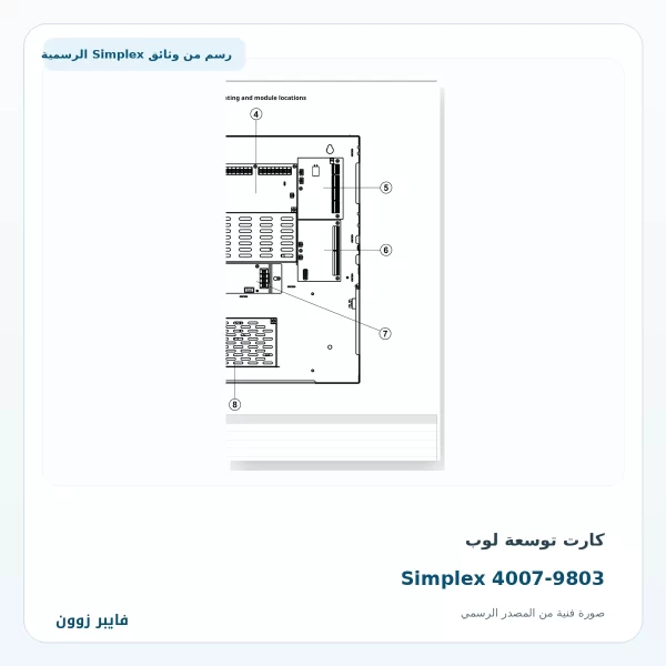 كارت توسعة لوب Simplex 4007-9803 - صورة رسمية
