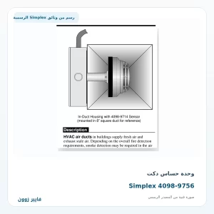 simplex 4098 9756 official main وحدة حساس دكت Simplex 4098-9756 - صورة رسمية