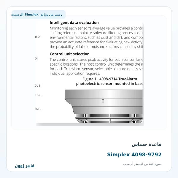 قاعدة حساس Simplex 4098-9792 - صورة رسمية