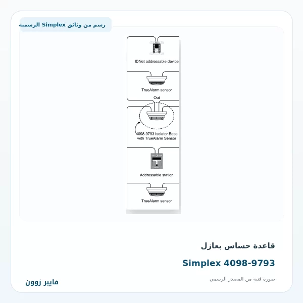قاعدة حساس بعازل Simplex 4098-9793 - صورة رسمية