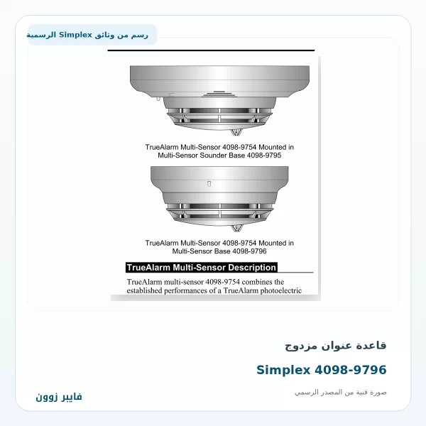 قاعدة عنوان مزدوج Simplex 4098-9796 - صورة رسمية
