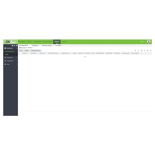 إعدادات تسجيل الدخول والأحداث في ZKBio Time 9.0.6